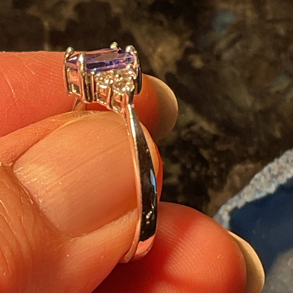 Iolite .925 Silver Ring 8 - Picture 4 of 7